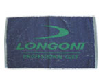 DARK BLACK AND RED "LONGONI" NAPKIN