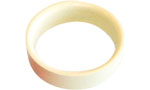 RIGHT PLASTIC WHITE RING � �2,2 IN