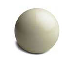 WHITE ARAMITH CUE BALL -  �1,8 IN
