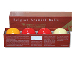 SUPER ARAMITH TOURNAMENT CAROM BALLS �61.5mm 4 Balls