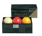 PRO CUP SUPER ARAMITH FRENCH BILLIARD BALL SET - � 2,4 IN