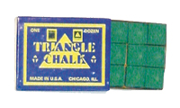 Triangle Chalk - 12 Green chalks