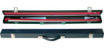 Hard black leather case 2 parts