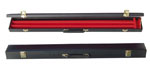 hard black leather suit-case 3 parts