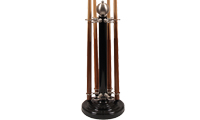 Black stainless steel Cue-holder 6 cue