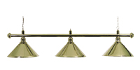 "Pool" golden brass lights