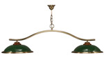 GREEN COLOURED MOULIN 2/L LIGHTS 49.6 in