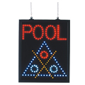 "Pool" LED sign