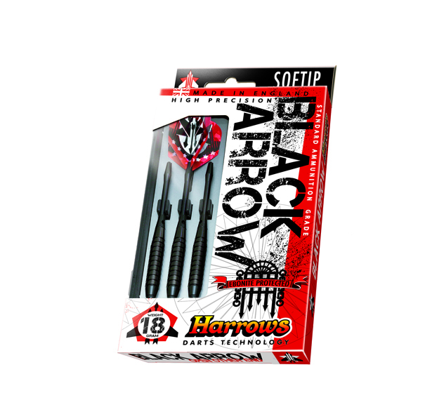 HARROWS "Black Arrow" SOFTIP DART