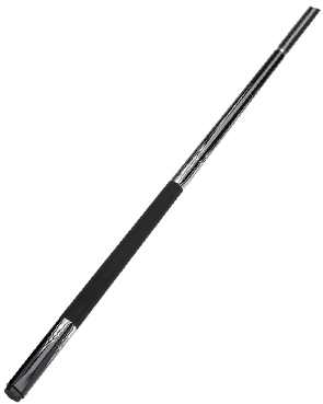 Black graphite pool cue