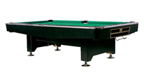 9ft black chromium plated COMPETITION BILLIARD