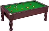 mahogany MONARCH ENGLISH POOL TABLE