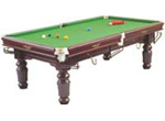 8 FT MAHOGANY RENAISSANCE SNOOKER TABLE