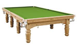 8 FT LIGHT OAK RENAISSANCE SNOOKER TABLE