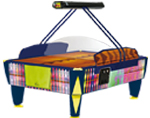 "Double super strike" air-hockey - 4 players