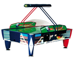 "Double soccer" air-hockey - 4 players
