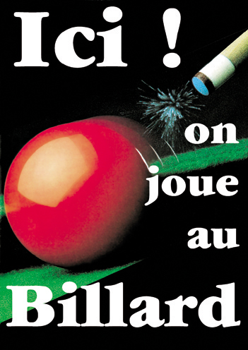 BILLIARD POSTER (11,6 x 16,5 in)