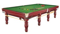 SNOOKER Prince 12FT Acajou