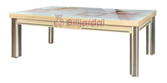 Mirage option plateau-table verre securit d�poli avec motif