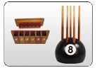 Cues holders