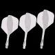 Ailettes Fusion Flight & Shaft Solid Clear MEDIUM