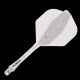 Ailettes Fusion Flight & Shaft Solid Clear MEDIUM