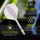 Ailettes Fusion Flight & Shaft Solid Clear MEDIUM