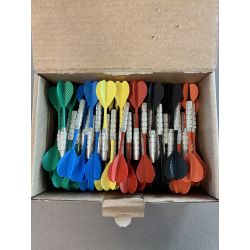 Boite de 99 fléchettes 6 couleurs