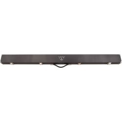 Hard black leather case 2 parts
