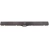 Hard black leather case 2 parts