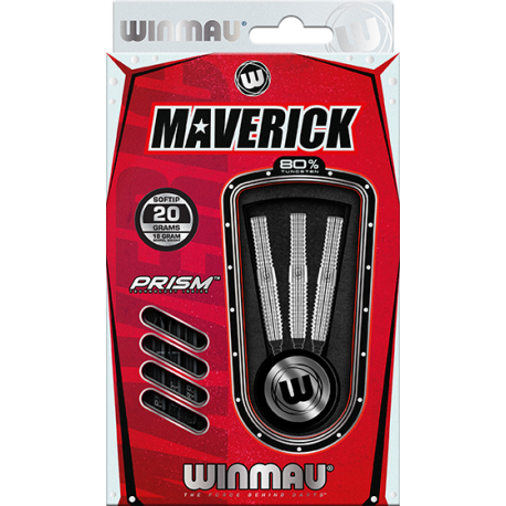 Fléchettes soft Winmau Maverick 80% tgs