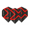 Ailettes Prism Delta Métallic Noir et Rouge