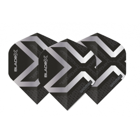 Ailettes Prism Delta Métallic Noir et Gris
