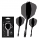 Ailettes Fusion Flight & Shaft Black Short