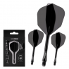 Ailettes Fusion Flight & Shaft Black Short