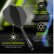 Ailettes Fusion Flight & Shaft Black Short
