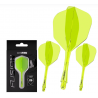 Ailettes Fusion Flight & Shaft Yellow Inter