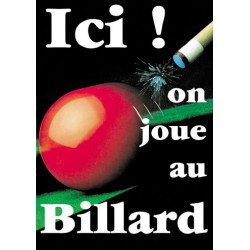 BILLIARD POSTER (11,6 x 16,5 in)