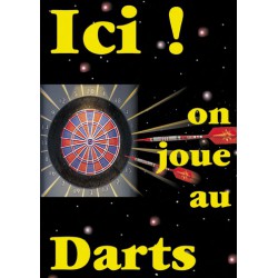 Poster darts - 29,7 x 42 cm