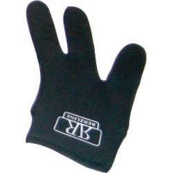 Gants de billard ouverts en polyester, main de magasins, trois