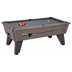 Billard Omega Pro 7ft chêne gris à monnayeur