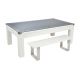 Billard table Avant-Garde V2 7FT Blanc