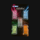 Lot 5 x J/TIGES Winmau Prism Force Collection