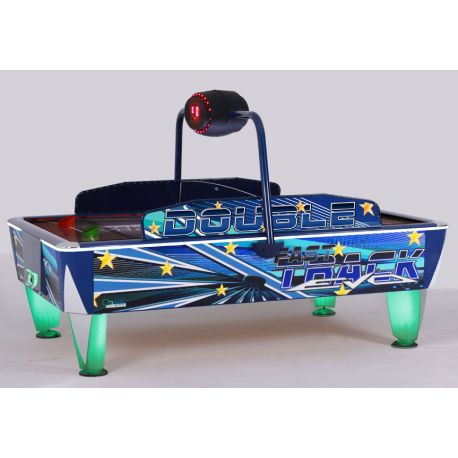 "Double soccer" air-hockey - 4 players