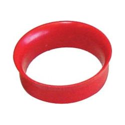 BELL-SHAPED PLASTIC RED RING – Ø2,2 IN