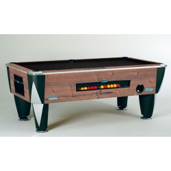 black marbled ATLANTIC ENGLISH POOL TABLE with coin system