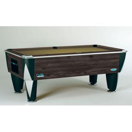 black marbled ATLANTIC ENGLISH POOL TABLE with coin system