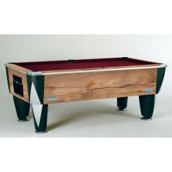 black marbled ATLANTIC ENGLISH POOL TABLE with coin system