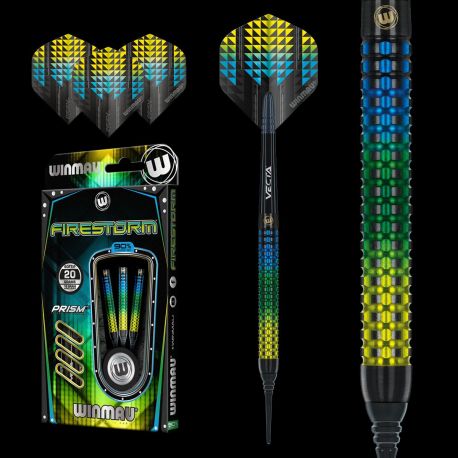 Fléchettes soft Winmau Firestorm 90% tgs