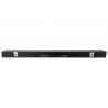 Hard black leather case 2 parts